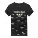 armani t shirt basic fly eagle black